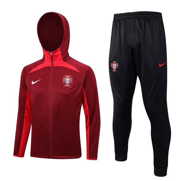 Hoodies Portugal 2023-24 Rote